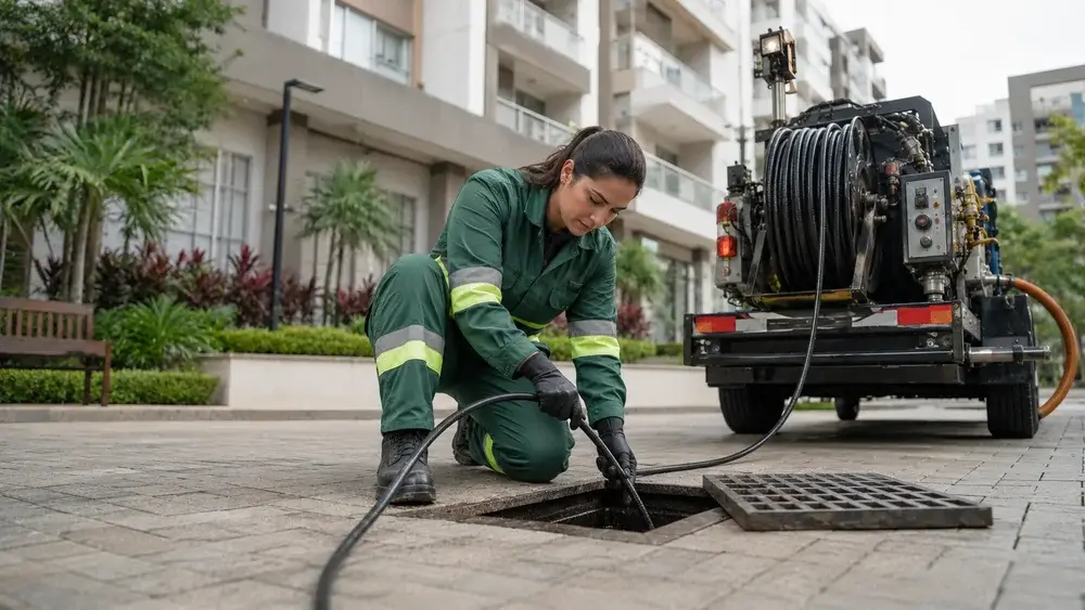Desentupimento de rede de esgoto no Recreio dos Bandeirantes: tecnologia e eficiência na solução